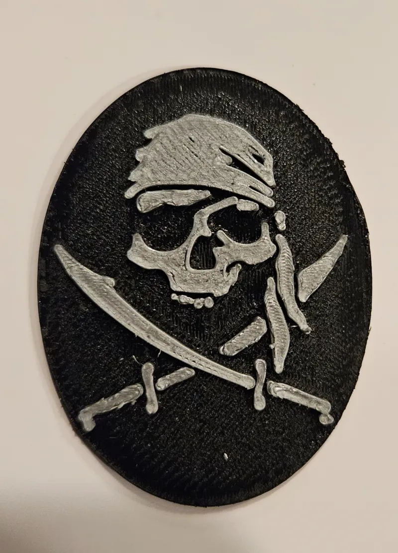 Jolly Roger Pendent Insert