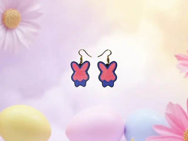 Elegant bunny earrings