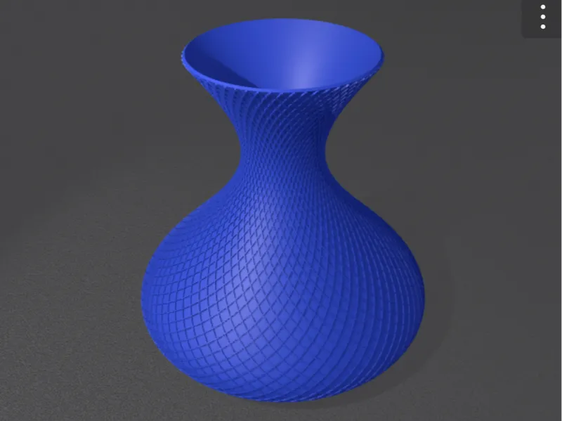 blue wave_vase
