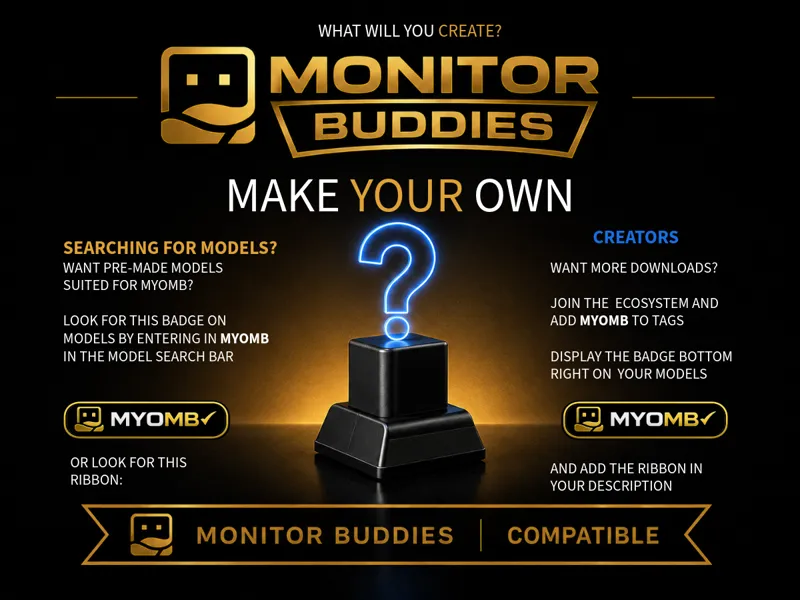 Monitor Buddies Pedestal MYO