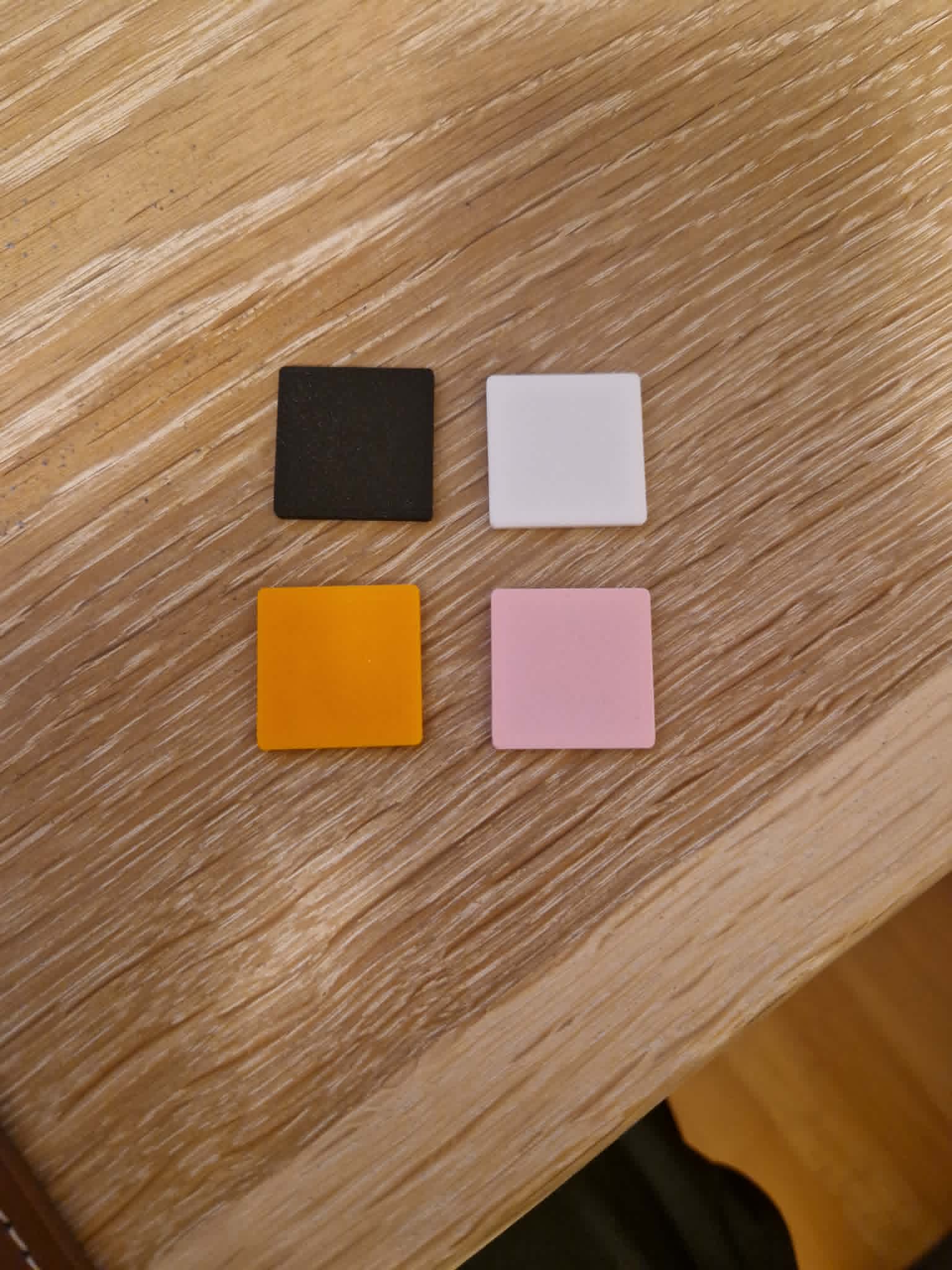 HANDY APP - swatches only - 0.2mm layer, 2 walls, 15% infill