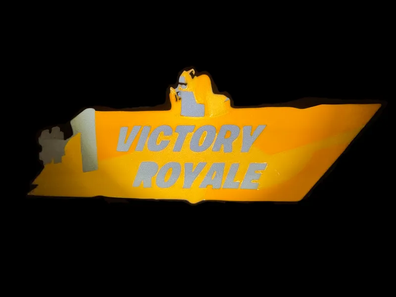 Victory Royale LED lightbox - Fortnite