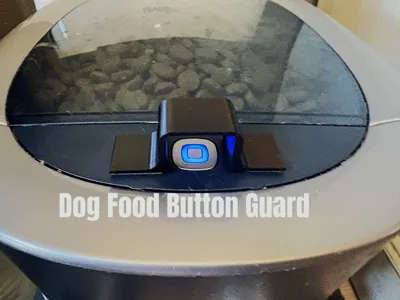 Pet Feeder Button Guard