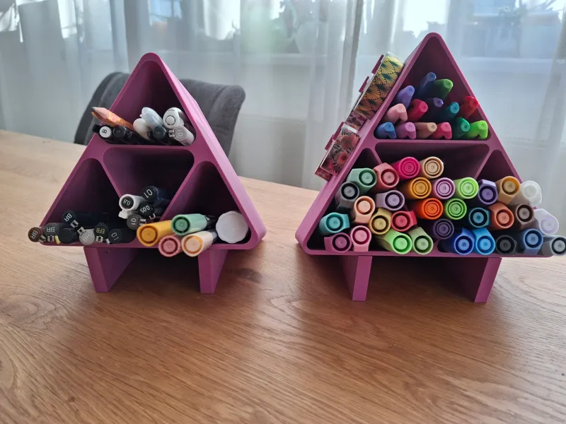 Angled pencil + tape holder