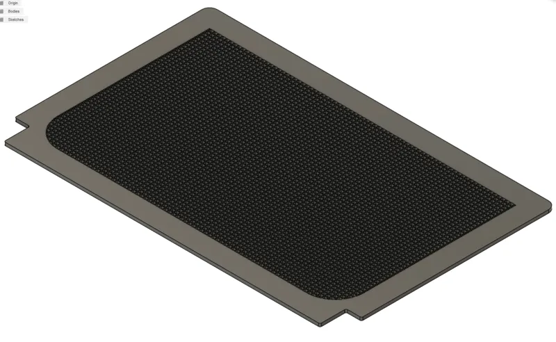 Dryer vent mesh filter.