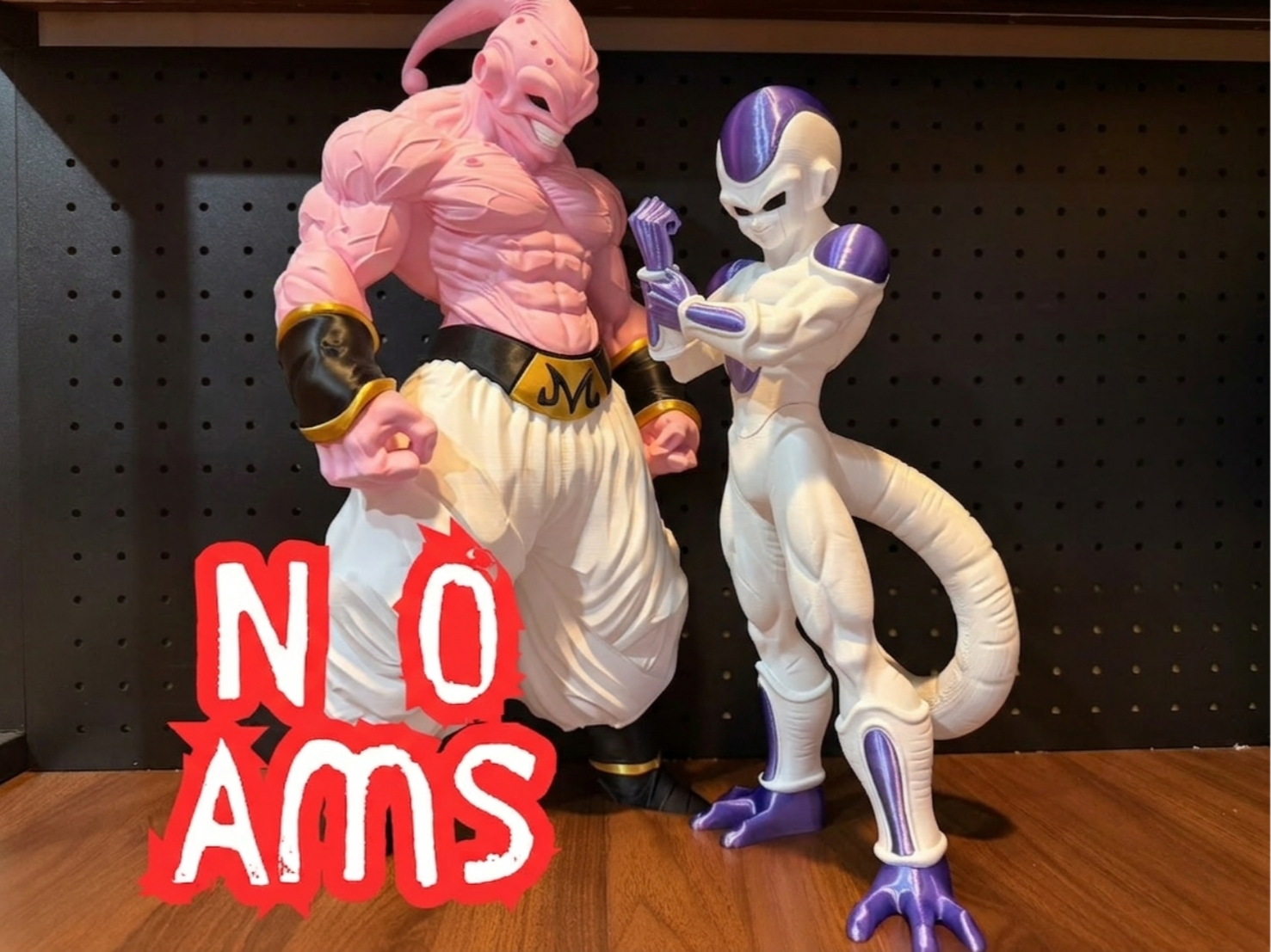 Frieza Realistic no ams Multi-Color Parted Statue