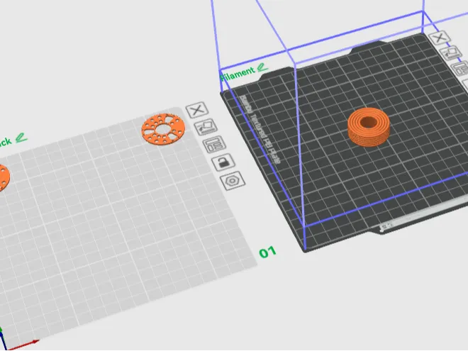 Spool cap for A1 mini.