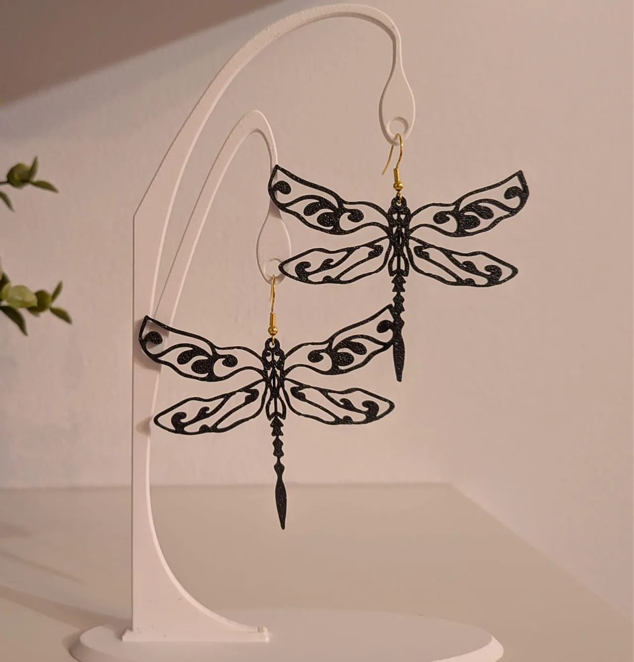 Dragonfly earrings v1 view 2