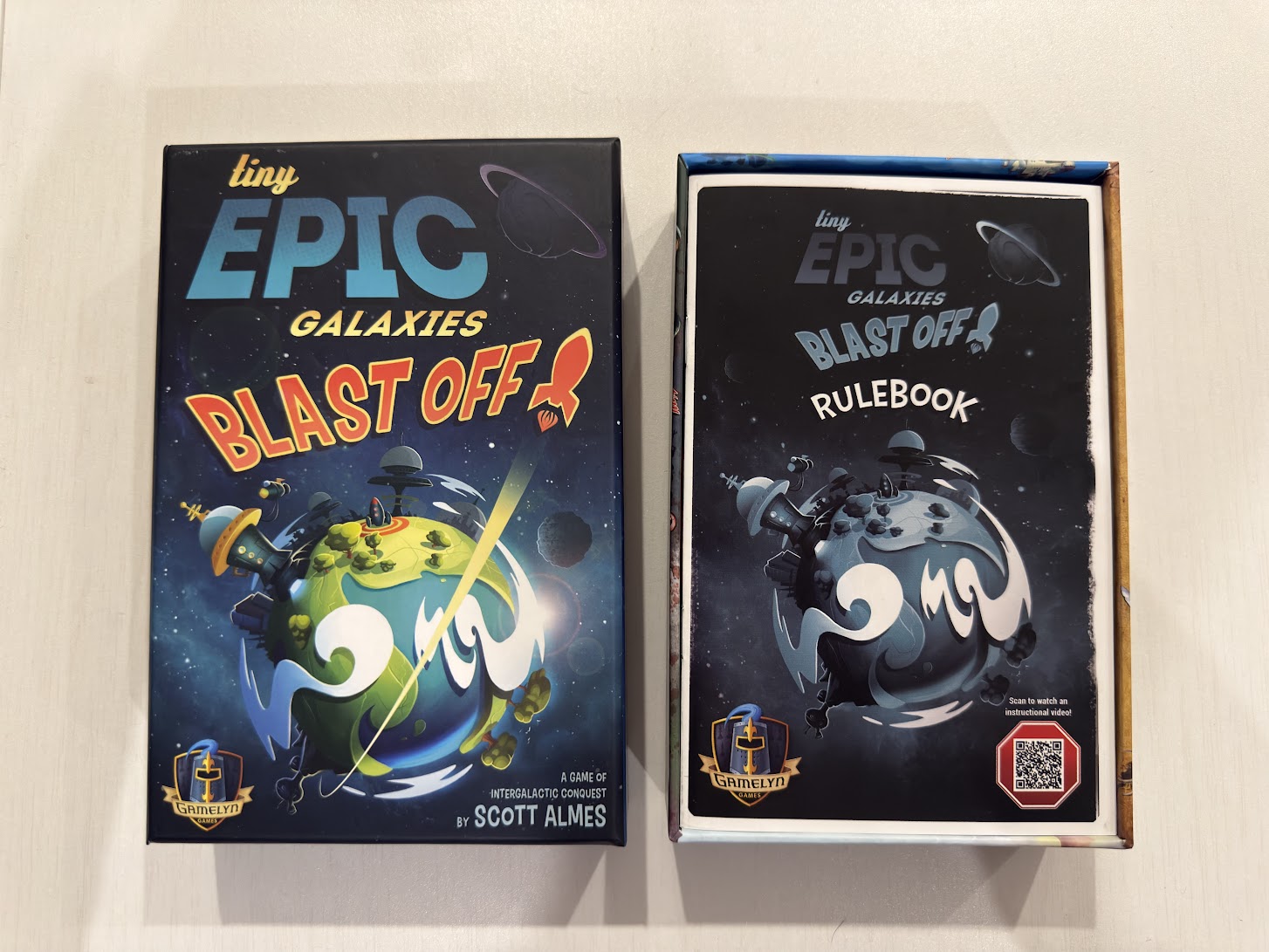 Miniatura 2 do modelo 3D Tiny Epic Galaxies BLAST OFF! Board Game Insert