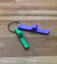 Mini décapsuleur pour porte-clés — photo 1