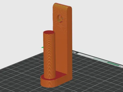 vertical Aluminium extrusion mount for BTT Pad 7