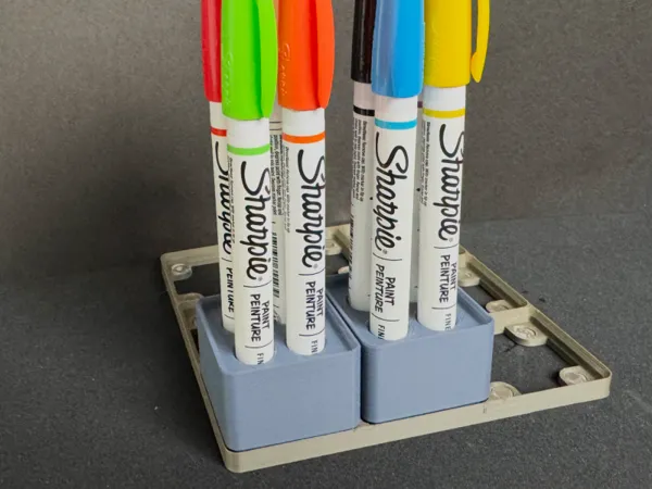 Bac Gridfinity 1x1 pour marqueurs Sharpie Paint