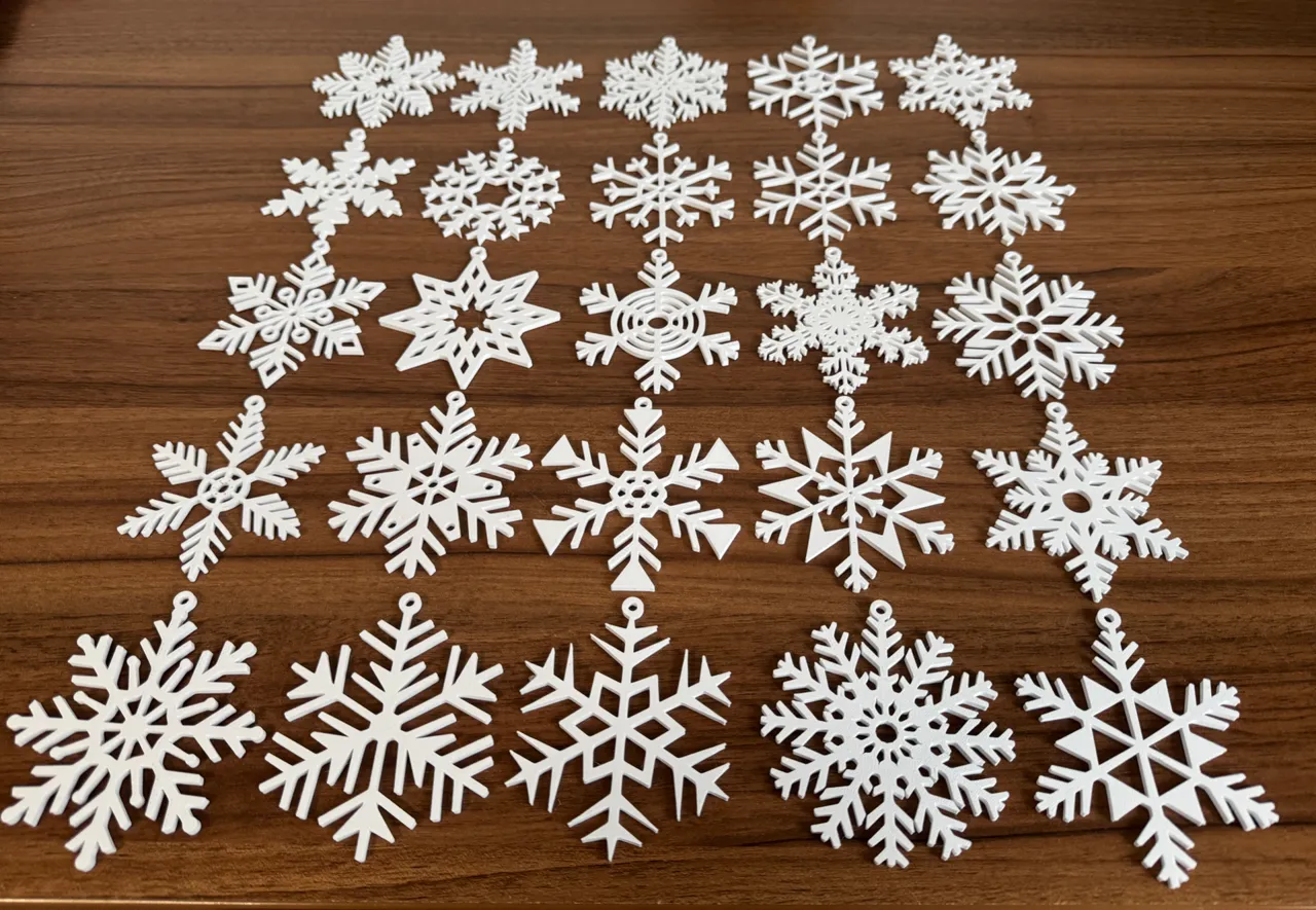 Snowflake Ornaments Christmas Decoration view 2