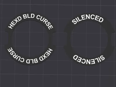 Dungeons and Dragons DnD - Conditions Rings