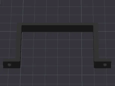 Simply bracket for securing power strip
