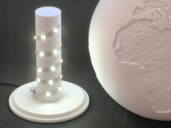 Base de support LED pour lampe Terre