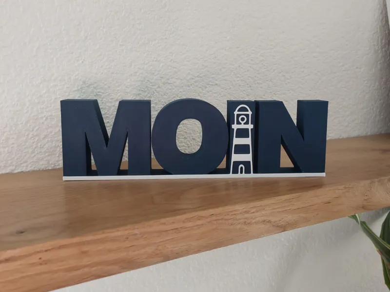 Moin - Deko Schrift
