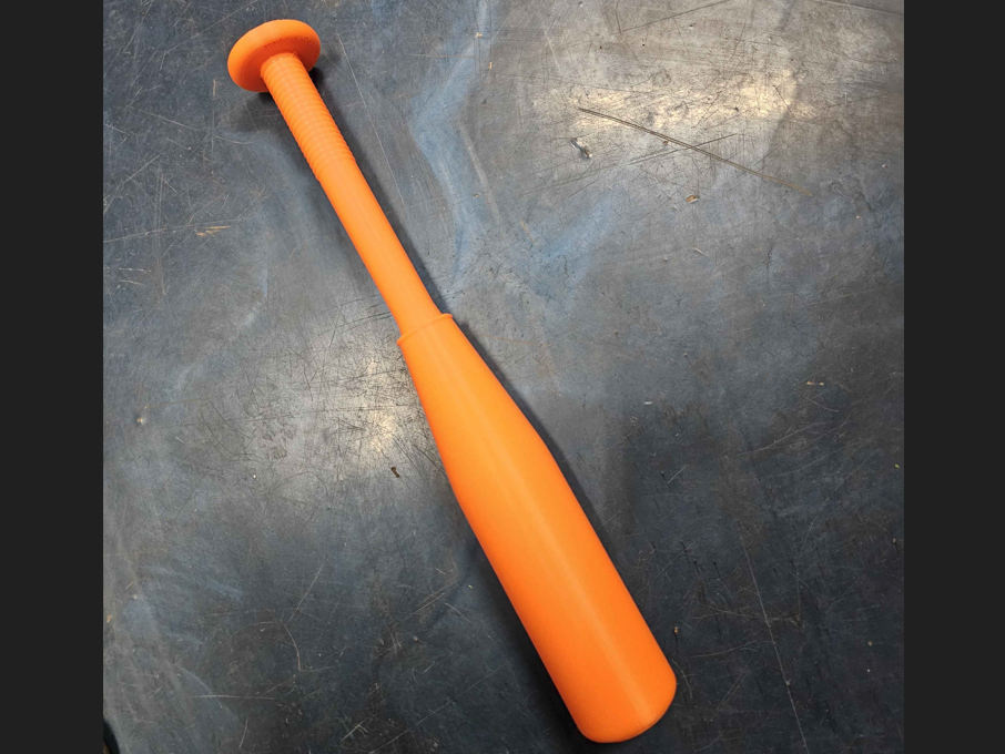 Kids Baseball Bat Print in Place, Collapsible