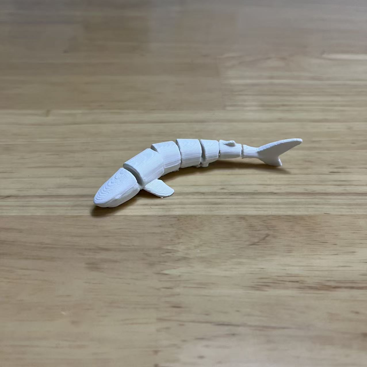 Miniatura 1 do modelo 3D 鲨鱼-可活动关节的动物-可动动物儿童解压动物玩具