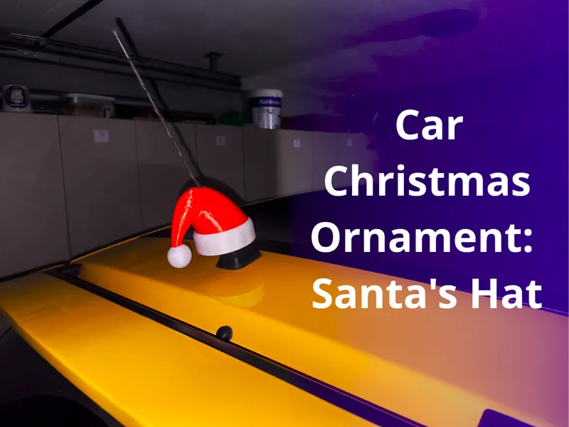 Santa Hat for car antenna (AMS)