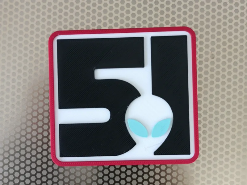 Panneau 3D Zone 51