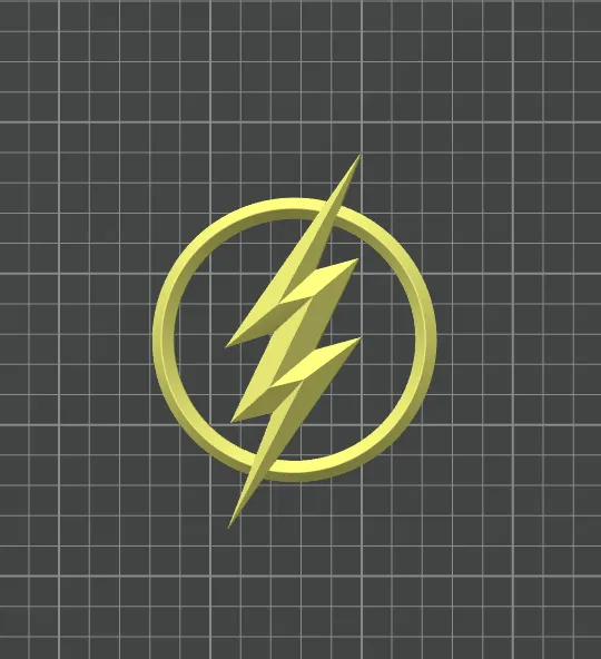 The Flash Logo Remixed by SpaceSpeedster MakerWorld