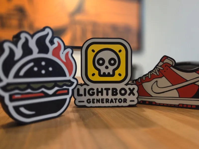 Custom shape lightbox generator