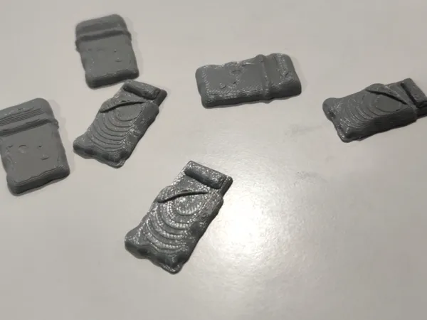 Sacs de couchage de terrain pour figurines 28 mm