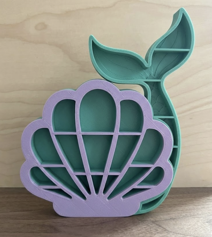 Miniatura 1 do modelo 3D Mermaid Shell-F 
