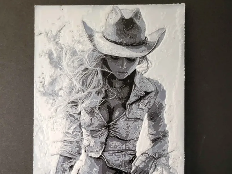 Cowgirl Hueforge - 3 Color