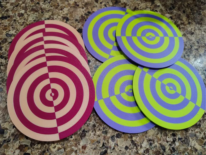 Optical Illusions Coaster