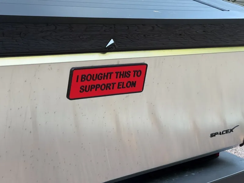 Tesla Sign Elon Support