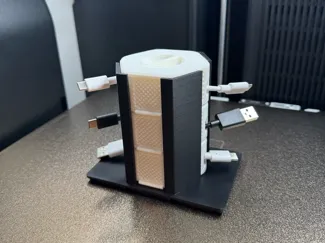 Portable Cable Organizer Gridfinity Stack
