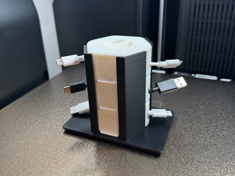 Portable Cable Organizer Gridfinity Stack