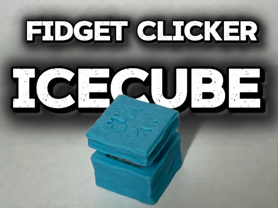 icecube fidget clicker toy
