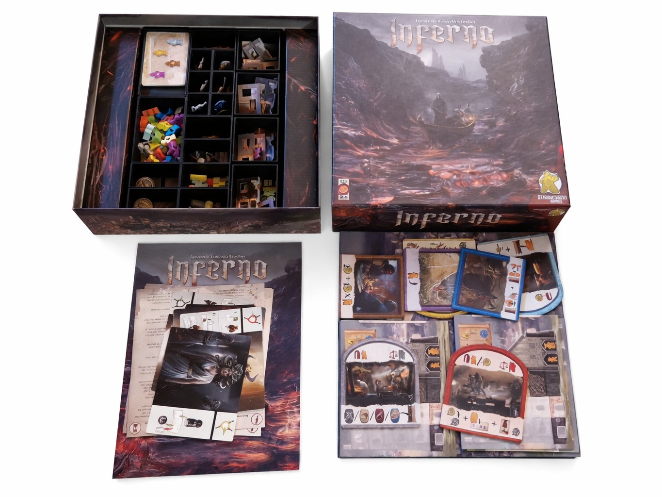 Organizer für Inferno Modularer Board Game Insert 