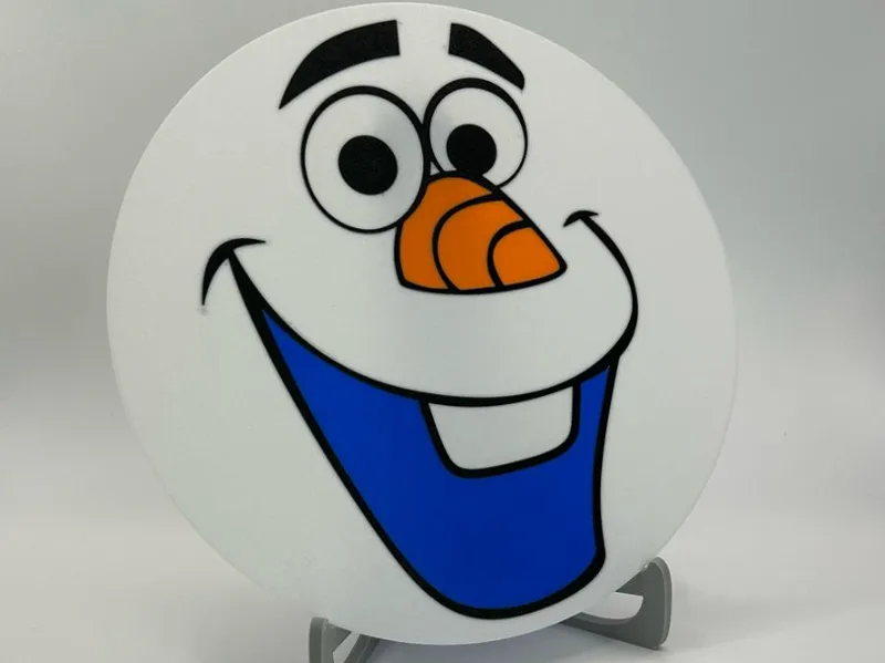 Front-DIY-Lightbox V2.0 Olaf Frozen (nur Motiv)