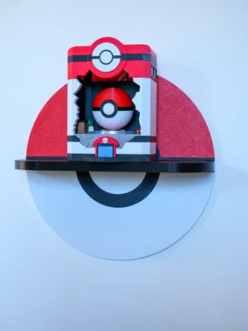 Accesorio para impresora 3D: Pokeball Shelf ( NO AMS ) — vista de referencia 2