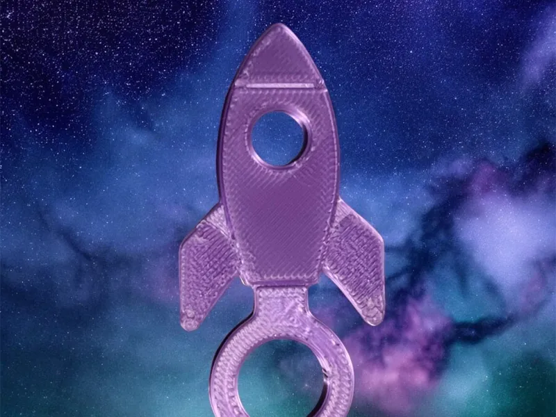 spaceship keychain