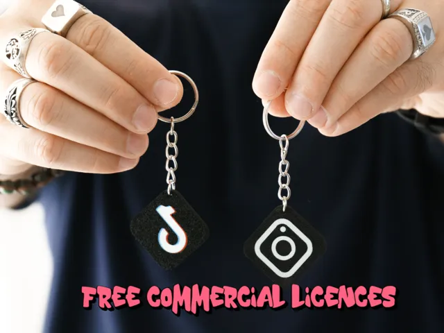 Social NFC keychain