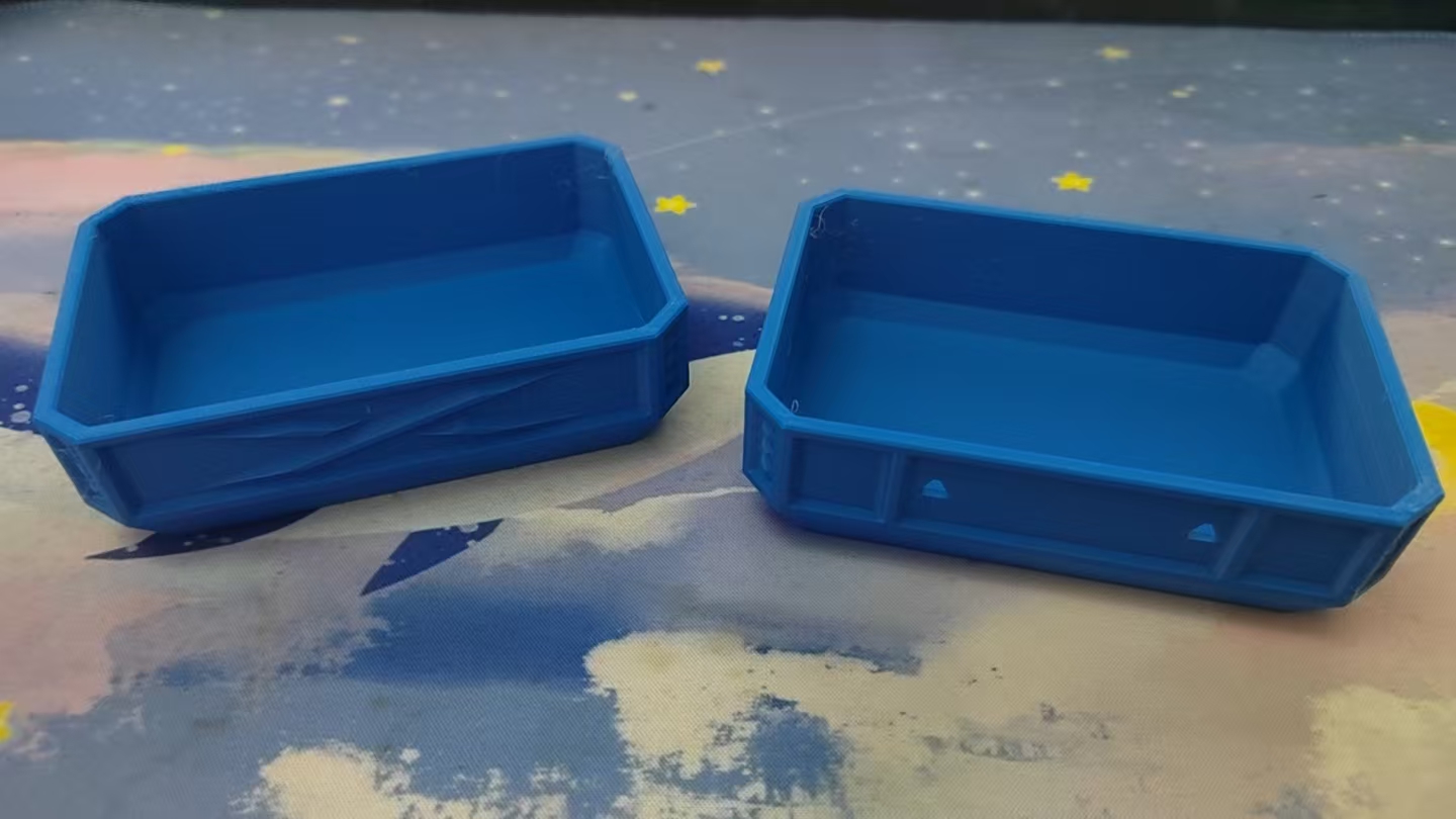 Miniatura 4 do modelo 3D 洞洞板收纳盒【方孔10x10，孔距38】