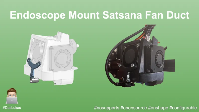 Endoscope Mount for Satsana Fan Duct
