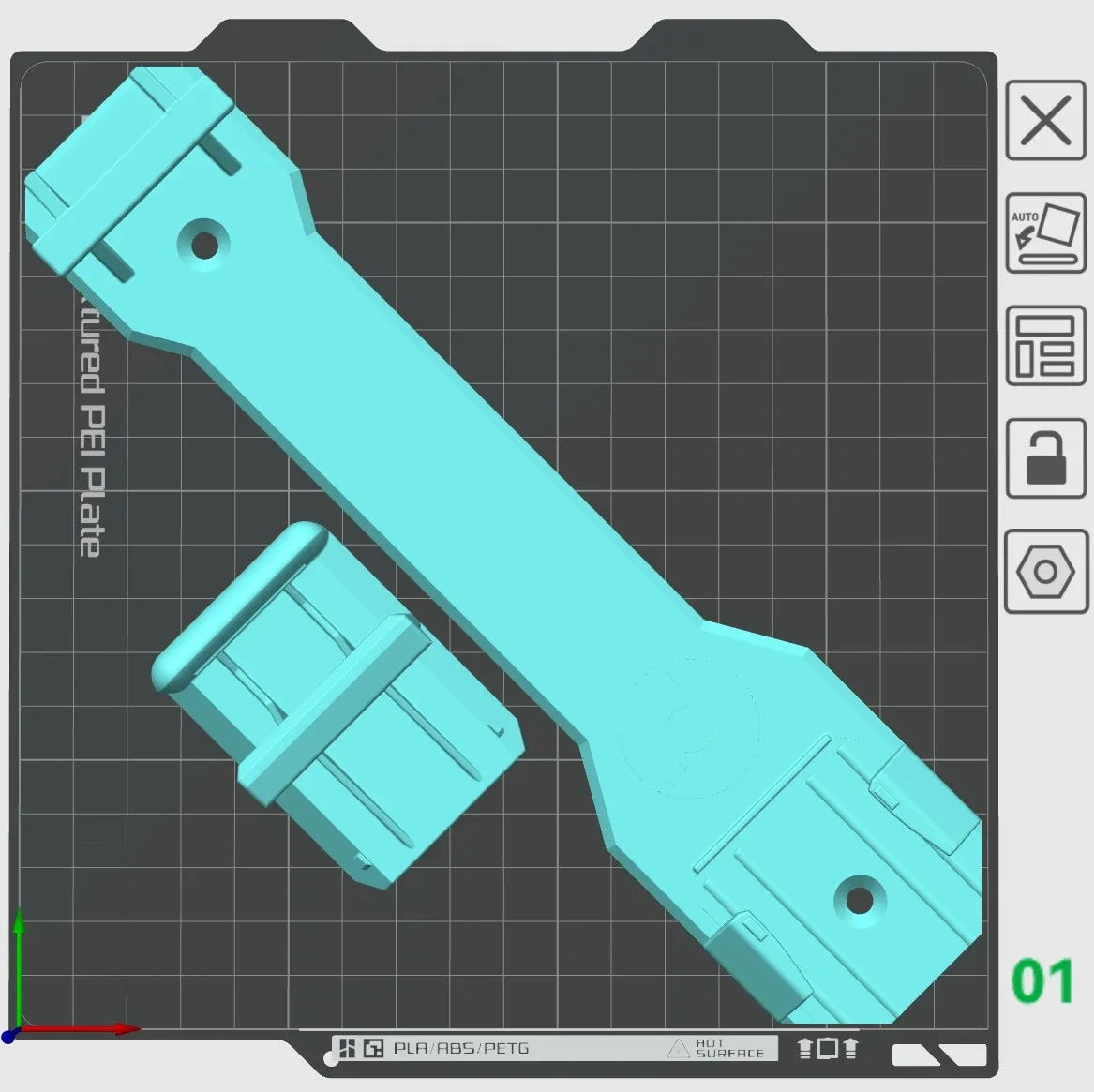 Miniatura 1 do modelo 3D A1mini可打印的Polydryer墙上固定卡座