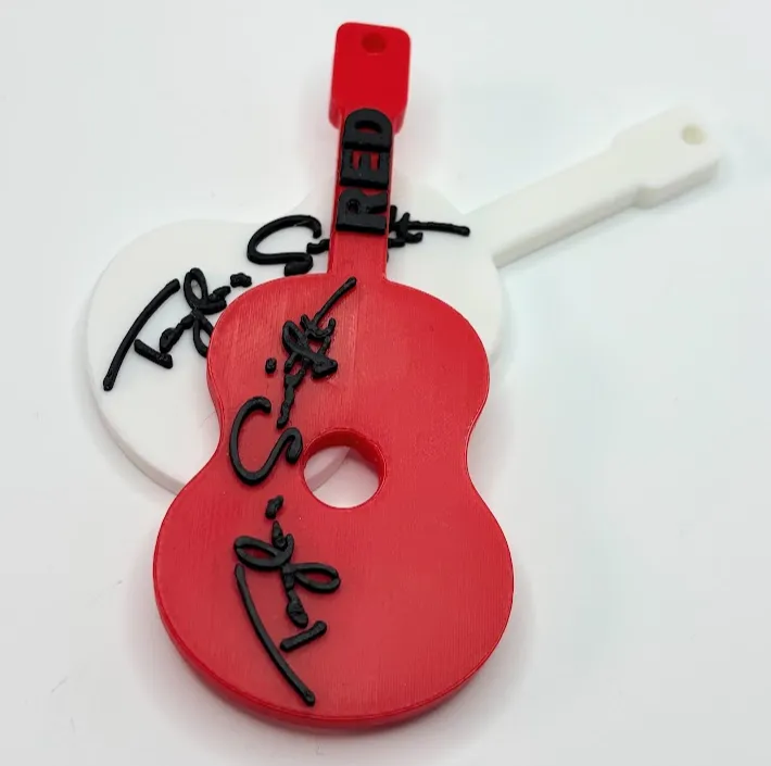 Taylor Swift Guitar Keychain