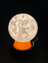 Lampe lithophanie Mario — photo 3