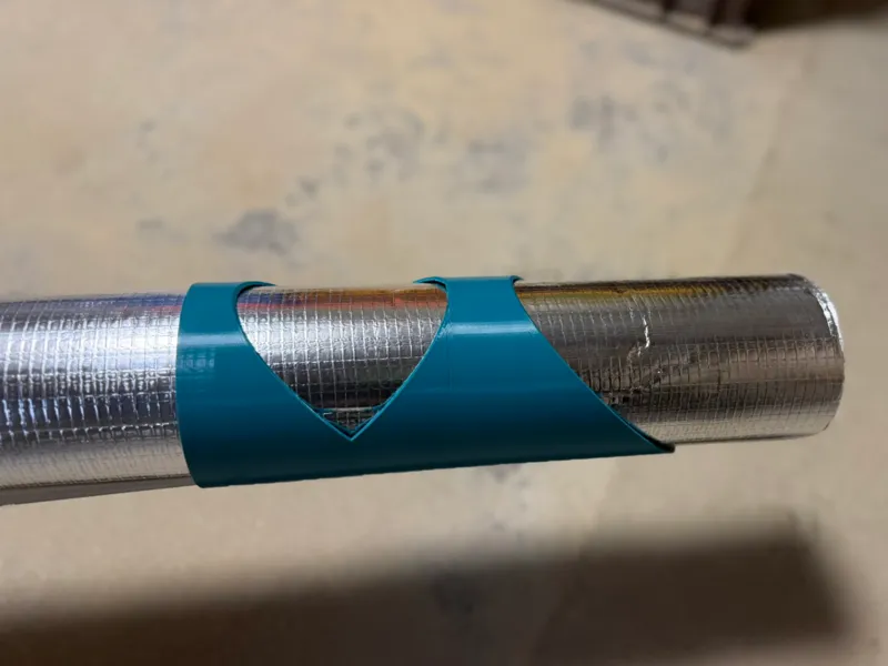 Gehrungslade für 95mm Rohrisolation