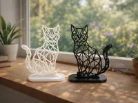 Décoration chat low poly — photo 1