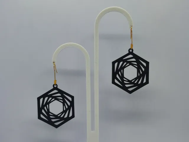 Pendientes HexaSpiral
