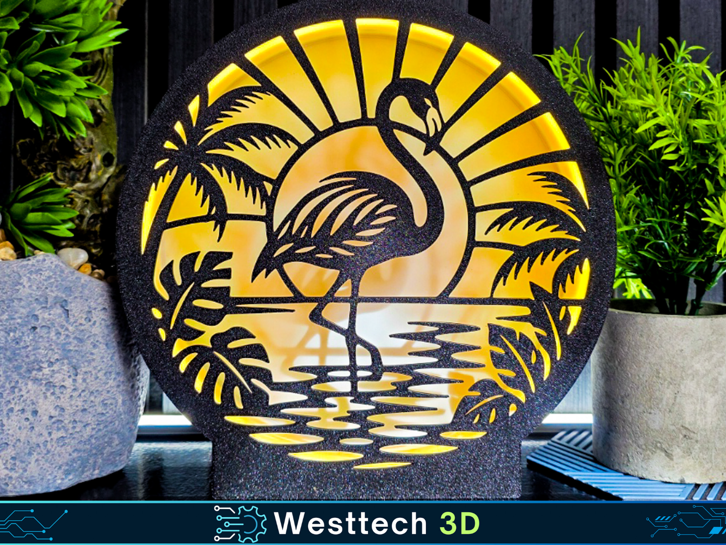 Flamingo Lampe
