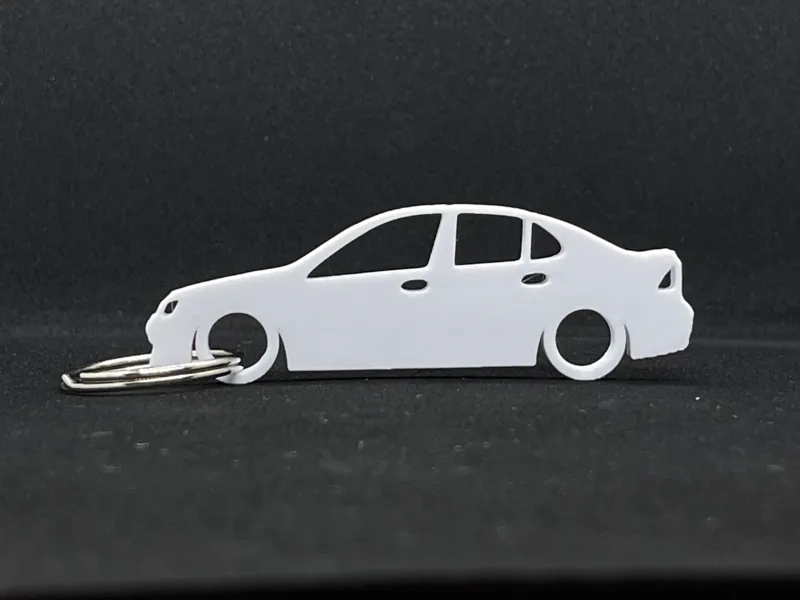 SAAB 93 silhouette / keychain